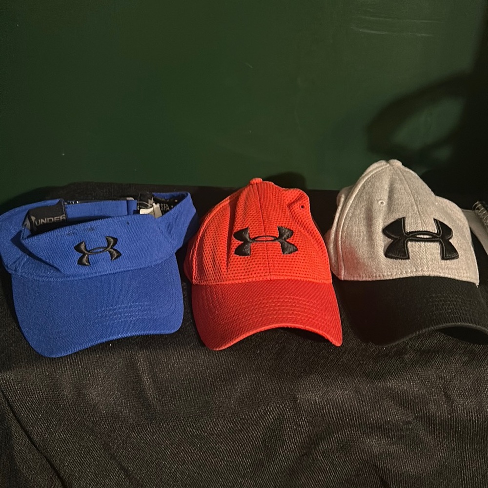 $20 for 3 Under Armor hats & visor